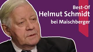 Best of quotHelmut Schmidt bei Sandra Maischbergerquot [upl. by Akcinehs]