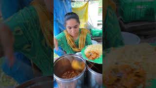 😋 ₹100 Unlimited Non Veg Bagara Rice in Hyderabad streetfood shorts food [upl. by Ynatsyd]