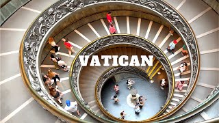 4K Vatican City  Walking Tour of St Peters Basilica amp Vatican Museums  2022 [upl. by Llerdnod924]