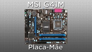 PlacaMãe MSI G41M S01 LGA775  Vídeo de Demonstração [upl. by Phaidra]