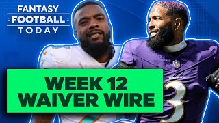 Week 12 Waiver Wire Streamers Injury Replacements and Sleepers  2023 Fantasy Football Advice [upl. by Haiacim]