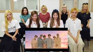 TWICE React ON BTS Dynamite MV [upl. by Aicile751]