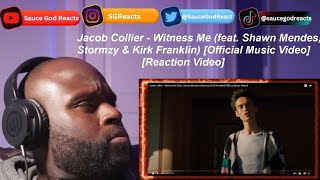 Jacob Collier  Witness Me Shawn Mendes Stormzy amp Kirk Franklin Official Music Video  REACTION [upl. by Sandye]