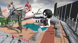 Franklin and Kamla Kill Giant Baby Ghost Carryminati  Funny Gameplay Indian Bikes Driving 3d 🤣🤣 [upl. by Hawley]