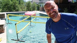 Crossnet H20 4Way Pool Water Volleyball HONEST REVIEW [upl. by Grantley]