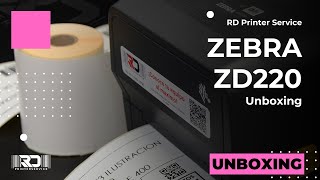 Unboxing Impresora Zebra ZD220 [upl. by Flin]