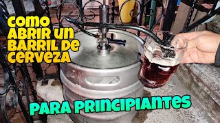 COMO ABRIR UN BARRIL DE CERVEZA  Unboxing Net [upl. by Ferri]