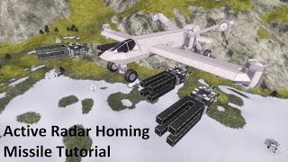 Space Engineers  ARH Missile Tutorial Obsolete [upl. by Sajovich584]