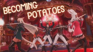 FFXIV Becoming Potatoes Hat Trick ver [upl. by Galloway]