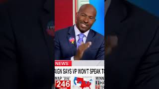 CNNs Van Jones appears on verge of tears as presidential election favors Trump shorts [upl. by Nonnaihr458]