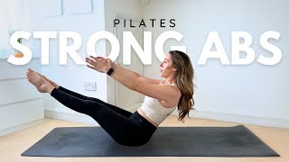 STRONG At Home Abs Pilates Workout  All Levels [upl. by Day]