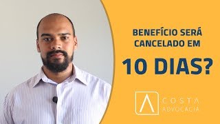 O INSS VAI CANCELAR O BENEFÍCIO EM 10 DIAS  PENTE FINO INSS  PT3 [upl. by Malka318]