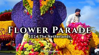 Flower Parade 🌷 Keukenhof 2024 🇳🇱 [upl. by Joslyn250]