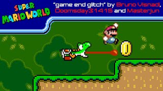 TASBot and dwangoAC get rainbow trolled as Super Mario World quickly implodes to the credits [upl. by Eicnarf]