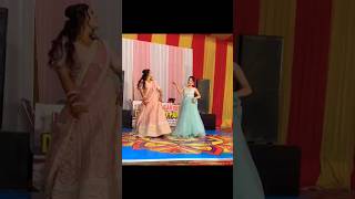 O Jiji  Sisters Dance Performance wedding sangeet dance shorts trending [upl. by Gokey]