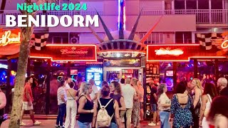 Benidorm Nightlife Walking Tour on Gay Pride Festival 2024 in Valencia Spain [upl. by Aeslahc299]