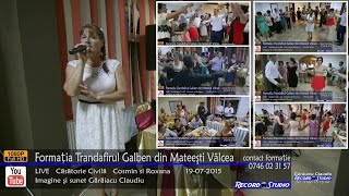 Trandafirul Galben din Mateesti Valcea Colaj 80 min LIVE Cununie Cosmin si Roxana 19072015 [upl. by Oaht]