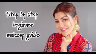 Easy step by step beginner guide to home festival makeup HINDI  Debina Decodes [upl. by Shanley]