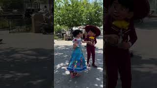 Mirabel and Miguel at Disneyland at Disneyland pixarcoco encanto mirabelmadrigal miguel disney [upl. by Nattirb]