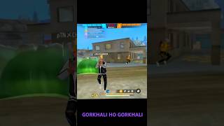 GORKHALI HO GORKHALI 1vs1lonewolfmodegameplayfreefirelonewolfmatchfor1v1 [upl. by Newberry]