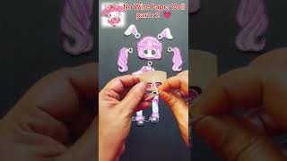 💗Easy Making Wireless Sanrio My Melody Inspired Paper doll shortssanriomymelodydiypaperdoll [upl. by Brightman654]