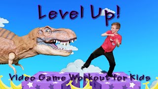 Level Up Video Game Workout For Kids [upl. by Ahsieka]