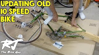 Upgrade Vintage 10 Speed Bike To 14 Speed amp Indexed Shifting [upl. by Norabal]