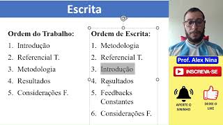 TCC ordem de escrita difere da ordem final abnt [upl. by Siradal972]