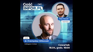 GOŚĆ INFORPL DR PRZEMYSŁAW WITKOWSKI COLLEGIUM CIVITAS  18042024  PIOTR NOWAK [upl. by Ahsekal]