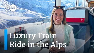 Glacier Express in Switzerland Hannah Hummels Luxurious Journey Through the Alps [upl. by Py901]