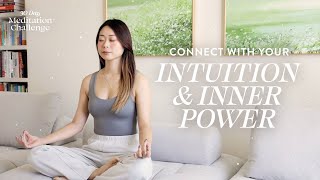 15 Minute Meditation Inner Power Intuition Confidence  30 Day Meditation Challenge [upl. by Gnehc]