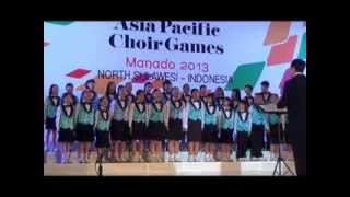 SJKC KUNG MAN Choir performs The Battle of Jericho by Moses Hogan [upl. by Nesto]