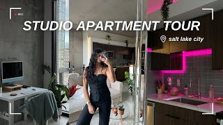 studio apartment tour slc [upl. by Yliram]