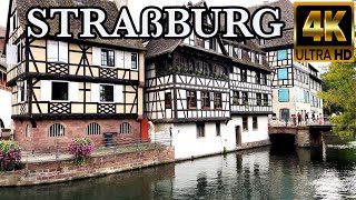 STRAßBURG  Stadtrundgang 🇫🇷 4K [upl. by Enymzaj]