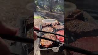 Жарю стейки на мангале и удивляю всех — смотрите какbbq meat barbecue food meatlovers шашлык [upl. by Curtice223]