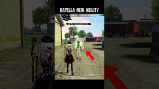 Kapella Character Ability After Update 🔥 Free Fire Kapella Character Ability Test srikantaff [upl. by Harragan]