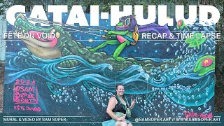 GataiHulud — Fête du Void 2024 Recap amp Live Mural Painting Time Lapse [upl. by Ivzt781]