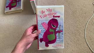 Be My Valentine Love Barney 2000 VHS 3 Copies [upl. by Luamaj]