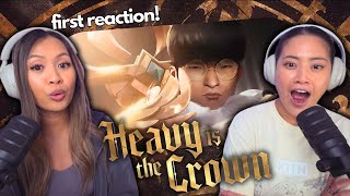 First Time Reacting to HEAVY IS THE CROWN ft Linkin Park  League of Legends Worlds 2024 Anthem 👑 [upl. by Daron]