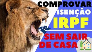 COMO OBTER DECLARAÇÃO DE ISENTO IMPOSTO DE RENDA  RECEITA FEDERAL [upl. by Tri]