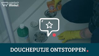 Eenvoudig je doucheputje  afvoer ontstoppen [upl. by Ettelorahc]