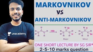 markovnikov and anti markovnikov rule  Markownikoff’s orientation  Anti Markownikoff’s orientation [upl. by Tavie13]