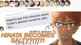 HAIKYUU TEXTS HINATA BECOMES SALTY CHAOTIC [upl. by Zelda]