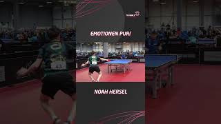 Emotionen pur – Noah Hersel  ttfinals shorts tischtennis [upl. by Wemolohtrab436]