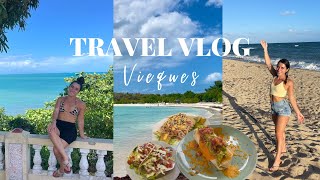 Vieques Puerto Rico Travel Vlog The Best Beaches and the Best Food on the Island [upl. by Ryann561]