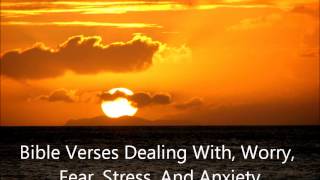 Audio Bible Meditations Scriptures Dealing With Worry Fear Stress And Anxiety [upl. by Ambur]