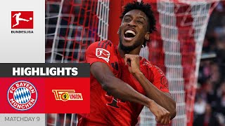 Bayern March On  FC Bayern München  Union Berlin  Highlights  Matchday 9 – Bundesliga [upl. by Htelimay]