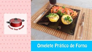 Omelete Prático de forno  Cook Top Brasil 4 [upl. by Karrah]