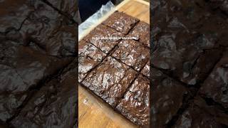 Perfect Fudge Brownies😋 food fudgebrownie recipe shorts foodiegirl [upl. by Eelydnarb]