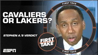 Stephen A CONCEDES the Cavaliers is the BETTER JOB over the Lakers  First Take [upl. by Uahc952]